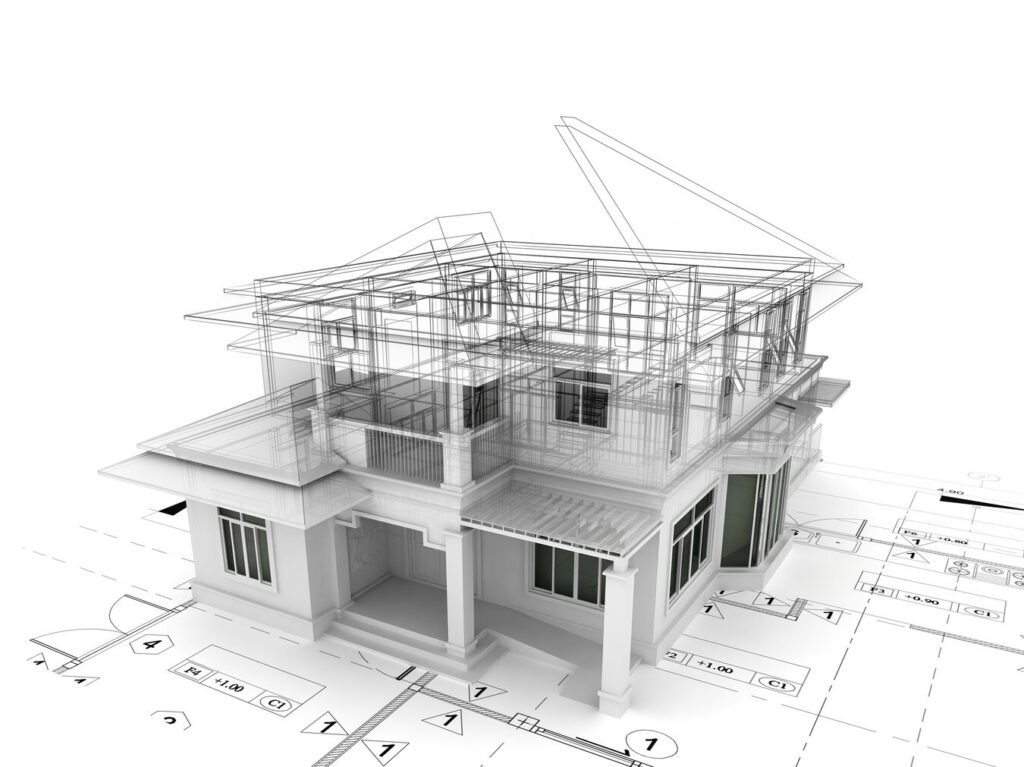 Professional steel detailing services with BIM models and fabrication drawings